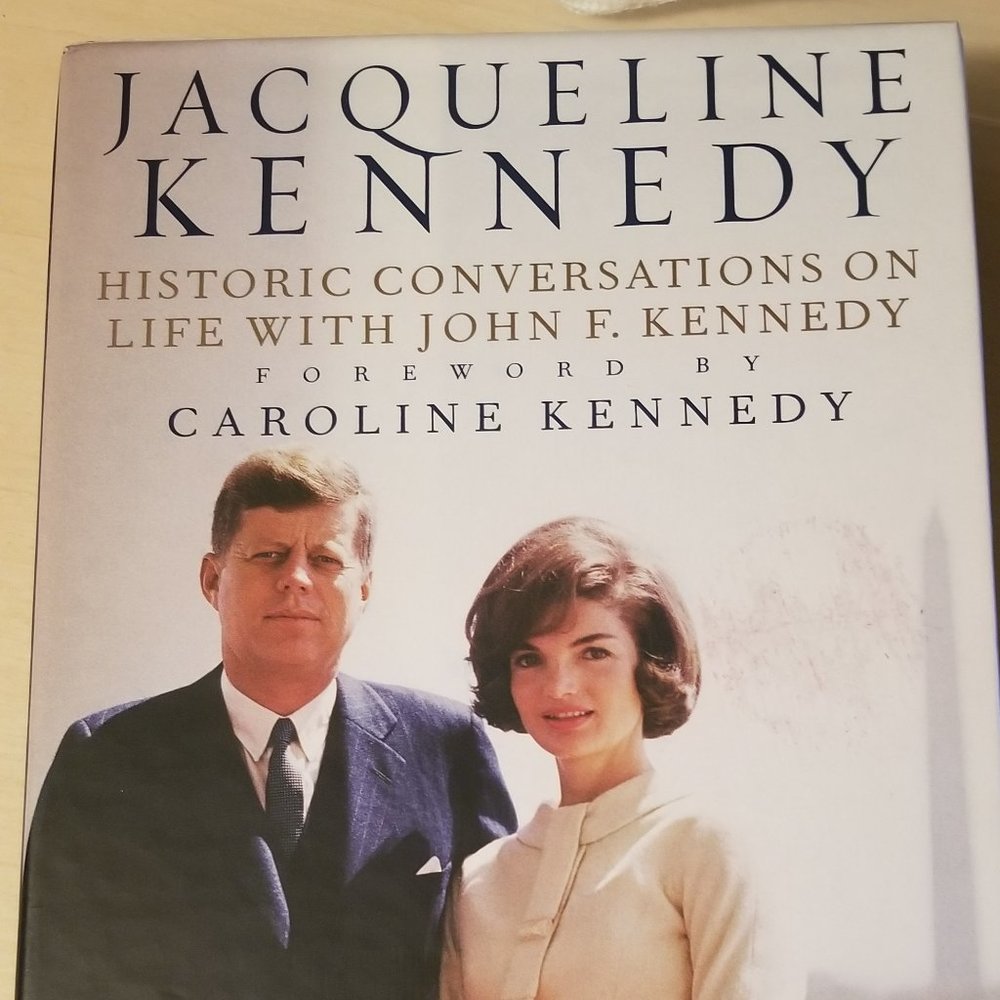 Jacqueline Kennedy hardcover book with CD's.